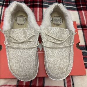 Women’s Hey Dude Wendy Tartan Cream